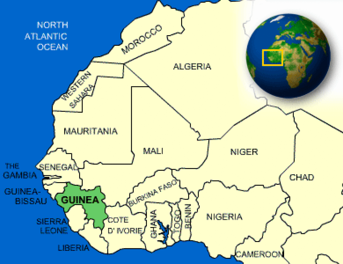 guinea map